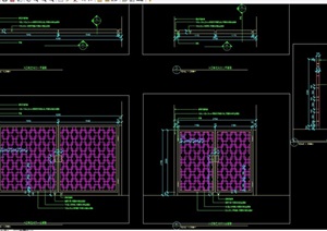 某节点大门设计cad详图