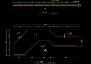 园林景观花池素材cad施工图