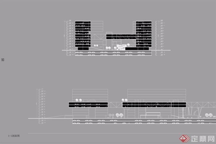 软件园办公详细多层建筑设计pdf方案