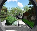 法式別墅庭院景觀設計su模型