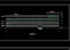 现代风格详细学校建筑楼设计cad施工图