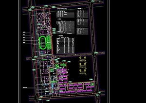 某某详细的大学校规划设计cad方案图