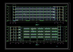 某现代五层教学楼详细建筑设计cad施工图