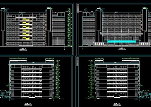 某教学楼建筑详细cad全套施工图