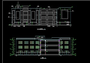 少儿图书馆建筑设计cad施工图