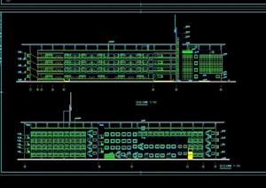 某现代详细的学校综合楼cad施工图