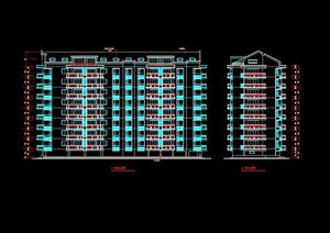 京润国际花园几栋楼建筑设计cad方案图