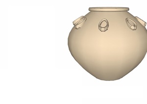 陶罐— (27)模型丰富详细，材质贴图清晰，具有很高的学习参考价值，值得下载