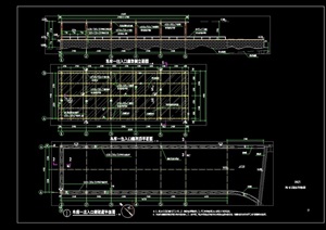 详细的完整廊架节点素材设计cad施工图