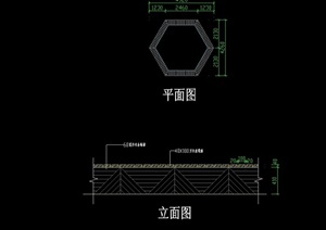 详细的树池园凳设计cad施工图