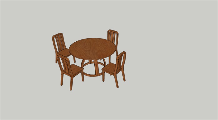 中式小圆桌椅子(3)