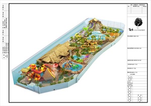 原生态-自然式-古朴型-经典系-某顶级旅游度假项目水上乐园超高清效果图方案