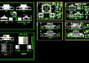 046-财神殿建筑方案图