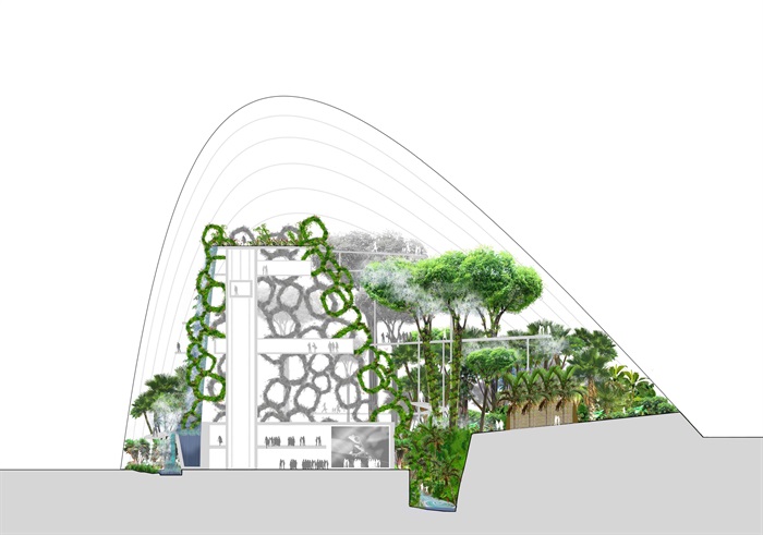 20170428立体绿化---完美空间---新加坡立体公园施工制作过程(5)
