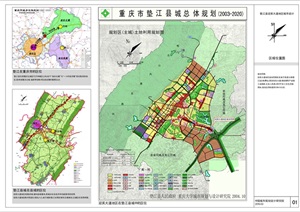 重庆垫江县迎宾大道地区城市设计图纸jpg