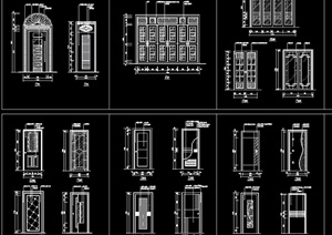 建筑CAD常用千种图块之门