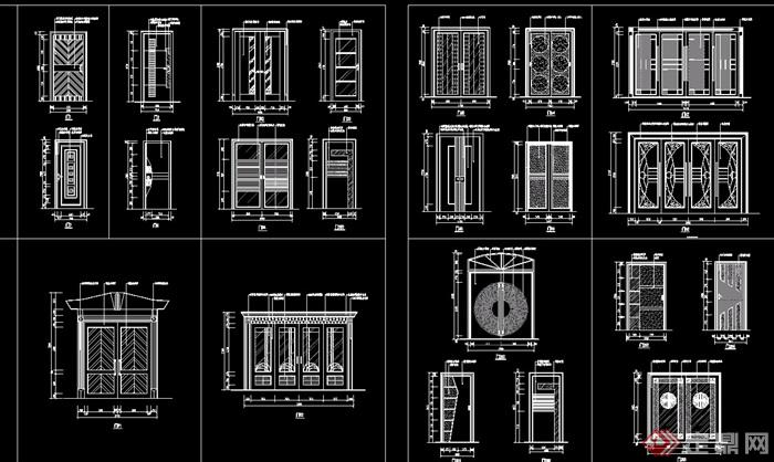 建筑CAD常用千种图块之门