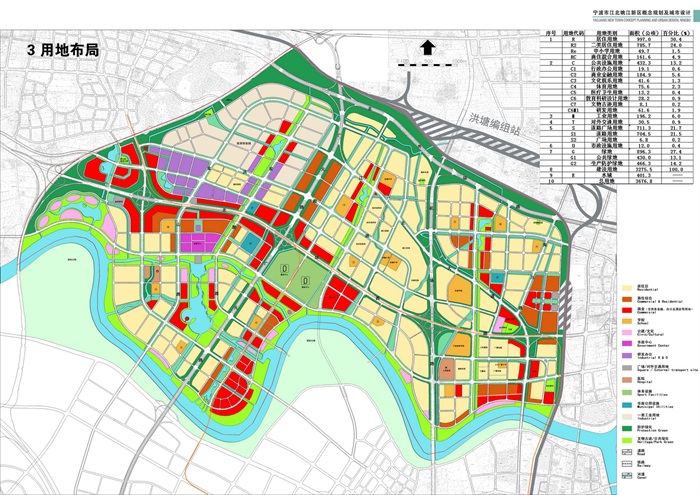 宁波姚江新城规划图图片