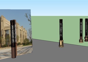新古典灯柱----模型丰富详细材质清晰，具有很高的学习价值，值得下载