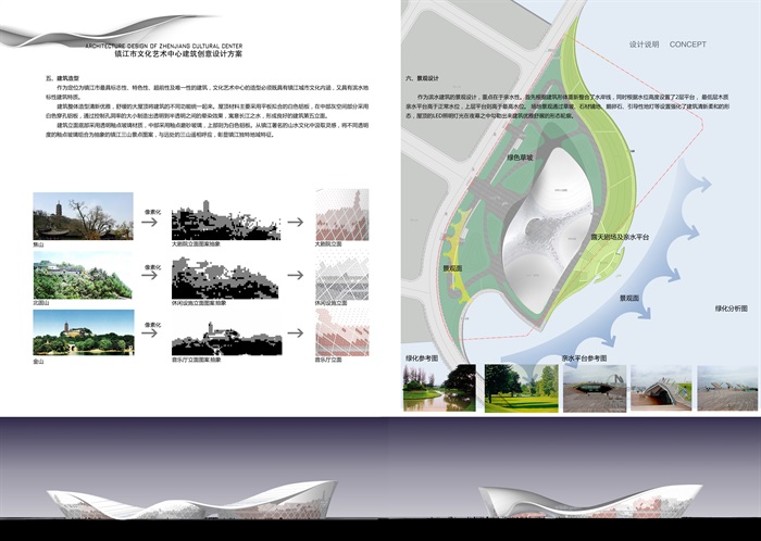 001 镇江文化艺术中心文体建筑、含SU模型(6)