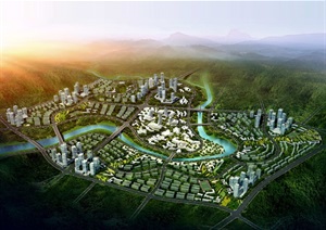 两江新区水土中心区城市设计