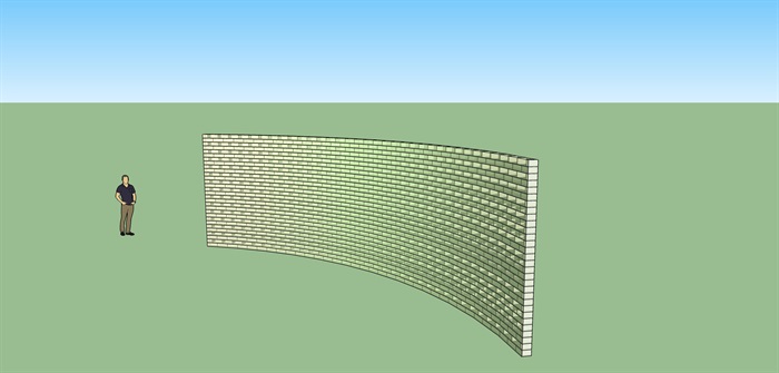 20200128超精细弧形玻璃砖景墙(3)