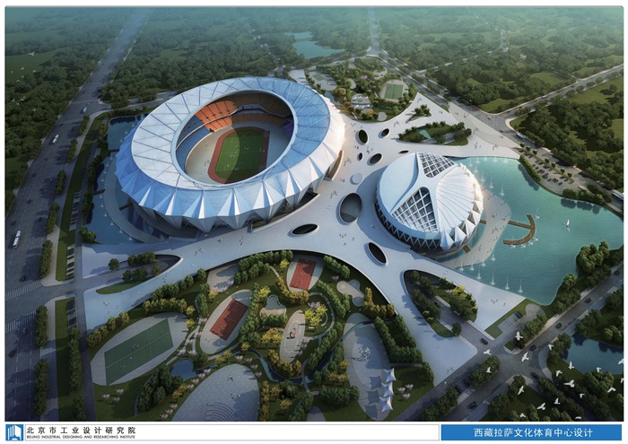 西藏拉萨文化体育中心建筑规划(3)