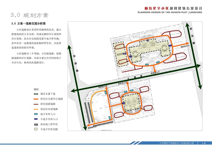 廊坊化辛小区规划建筑方案设计(5)