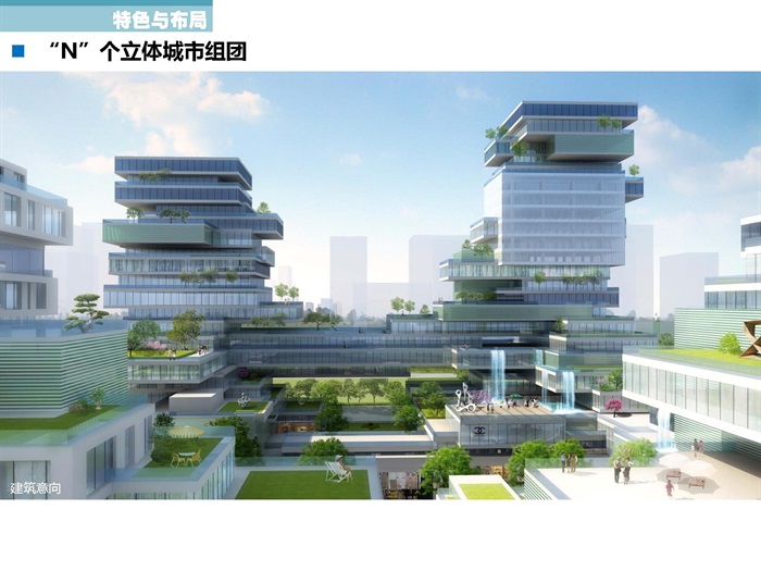 超级经济功能-超级城市象形-超级环境区位-深圳湾超级总部城市设计方案+SU模型+CAD总图(9)