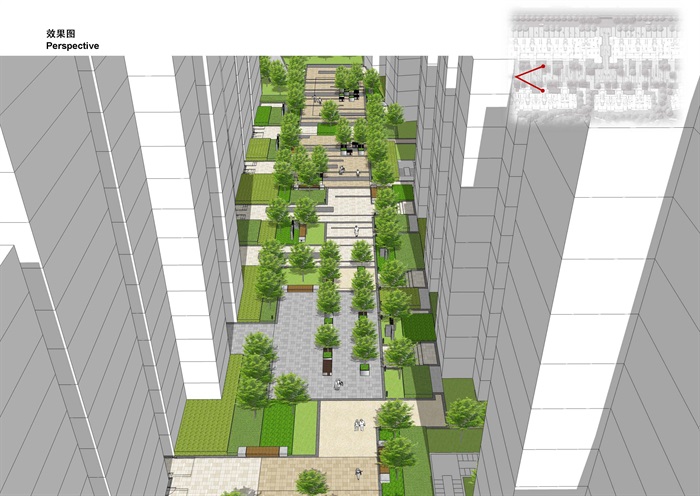 杭州融创某顶豪地产示范区景观CAD扩初图+大区设计方案(11)