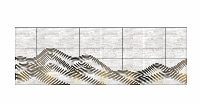 新亚洲山水景墙模型5 (6)(1)