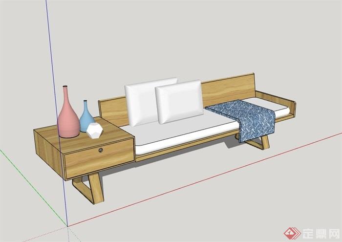 座椅室内家具素材设计su模型