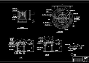 I区亭子详细设计cad施工图
