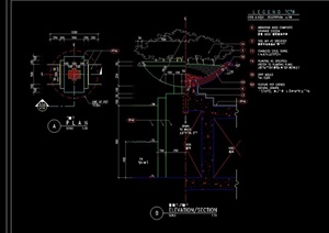 花坛花钵节点素材ad施工图