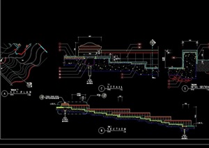 现代园林景观花池花坛设计cad施工图