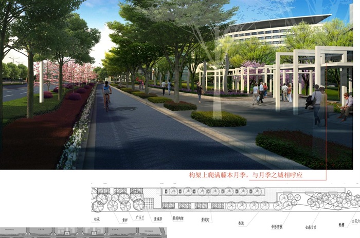 南阳新区道路（白河路机场南二路北二路）景观绿化设计方案高清文本(1)