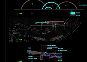 园林景观详细的雕塑小品设计cad施工图