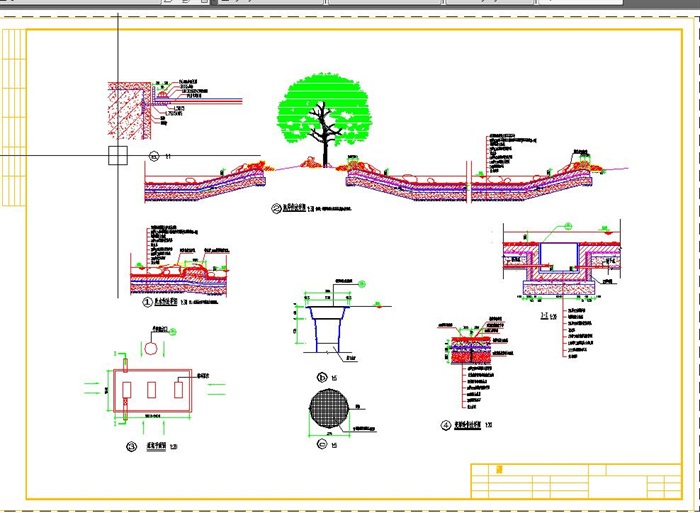 中山市岐江公园整套CAD景观施工图（附完工实景 ）(1)