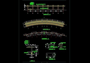 园林景观节点亭子完整设计cad施工图