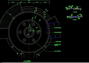 园林景观入口广场铺装节点素材cad施工图