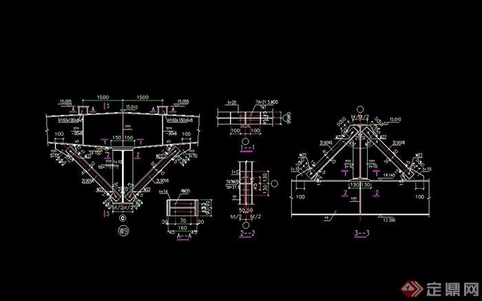 49个构件制作节点构造CAD详图