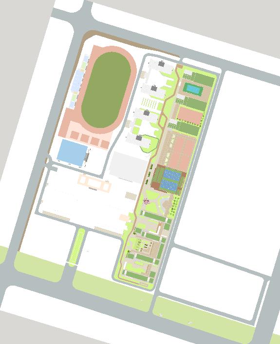 合肥618中学东校区二期建筑设计方案SU模型(15)
