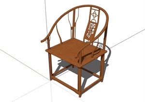 6种中式风格详细椅子素材设计SU(草图大师)模型