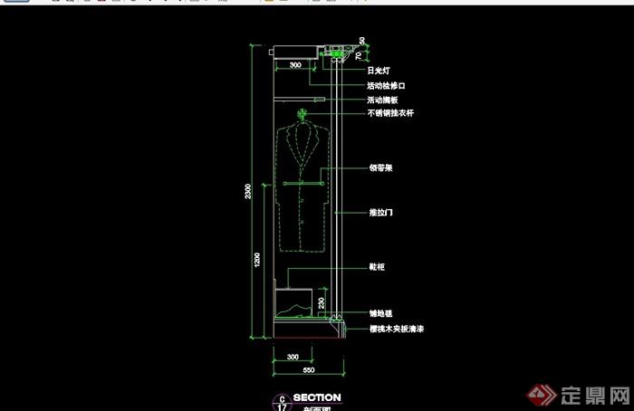7个详细的楼房楼梯设计cad结构图
