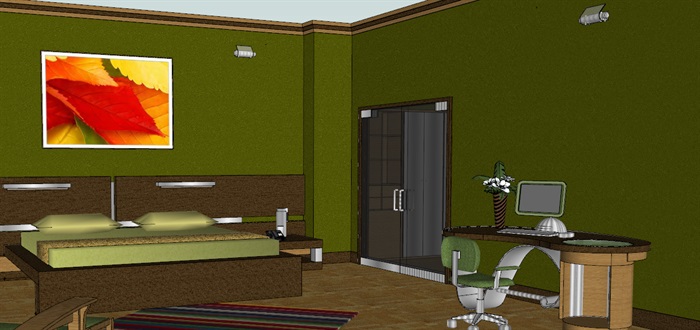 Earthy Bedroom(2)