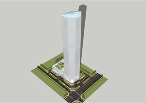 某市超高层办公楼大厦概念方案