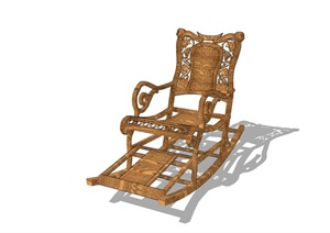 十多种不同的木质桌椅素材设计SU(草图大师)模型
