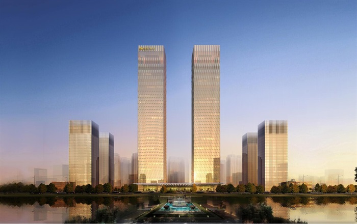 绿地大庆 超高层办公楼设计 (5)(4)