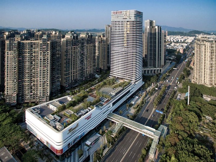 深圳中洲中央公园商业综合体建筑方案SU模型(5)