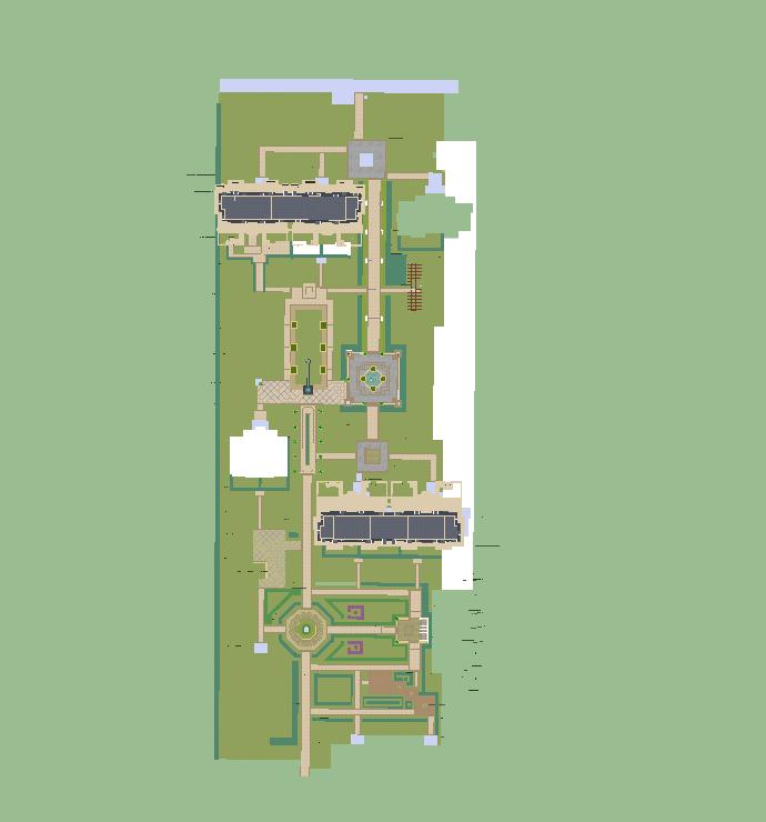 法式小高层单体建筑与景观方案SU模型(7)